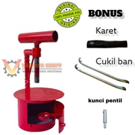 Full Bonus Alat Tambal Ban Bakar Tambalan Bakar Manual Cukil Ban Motor