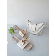 TARA Tara's Latest Papirut Women's Leather Heels Flat Sandals