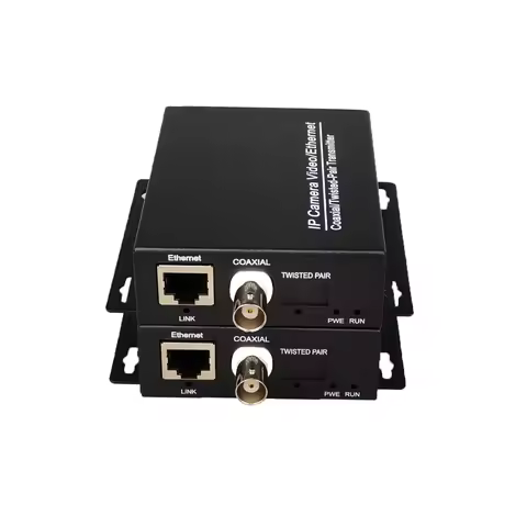 Ethernet Over Coax Converter IP network LAN Over RG converter analog to ip camera converter For IP C