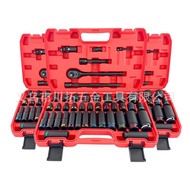 Set Socket Pneumatic Big Fly Ratchet Wrench Air Gun Set 41 Hot Sale Cross-Border 72-Tooth Thickened 