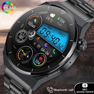 LIGE NFC Smart Watch Men AMOLED 390*390 HD Screen Heart Rate Bluetooth Call IP68 Waterproof SmartWatch For Android and Ios