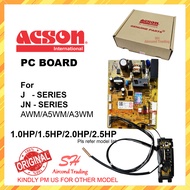 ORIGINAL ACSON INDOOR PC BOARD PCB AWM10/15/20/25 J/JN AIRCOND PCB DAIKIN YORK PCB