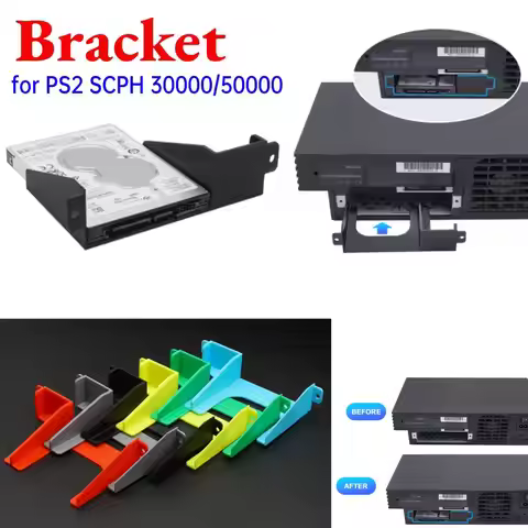 2.5 Inch Hard Disk Bracket for PS2 SCPH 30000 and 50000 Easy Installation Game Console Accessory