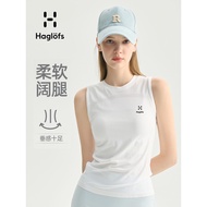 HAGLOFS Matchstick Seamless Breathable Chest Line Sleeveless Yoga Vest Women Breathable Sweatshirt F