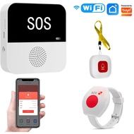 Wireless WiFi Elderly Caregiver Pager SOS Call Button Emergency SOS Medical Alert System for Seniors
