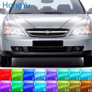 Multi-color RGB LED Angel Eyes Halo Ring Eye DRL RF Remote Control for Chevrolet Chevy Epica Magnus 