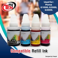Saintink Bulk Ink Refill Ink Compatible for C*non (used for Pixma G1000, G2000, G3000)