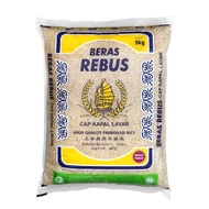 BERAS REBUS CAP KAPAL LAYAR 5KG BERAS INDIAN BAIK UNTUK KECING MANIS