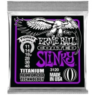 ERNIE BALL® 3120 สายกีตาร์ไฟฟ้า เบอร์ 11 แบบเคลือบ วัสดุไทเทเนียม ของแท้ 100% รุ่น RPS Coated Power 