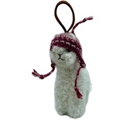 Cute Woolly Alpaca Keychain