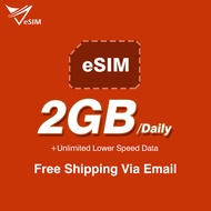 Singapore +Indonesia + Thailand esim Unlimited 4G Data 1-30 days Daily 500MB/1GB/3GB  Total 3GB/5GB 