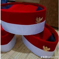 kopiah songkok merah putih