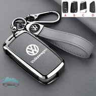 Metal Key Cover Case Remote Key Fob Cover Keychain For Volkswagen s new Magotan B8 car key set Passa