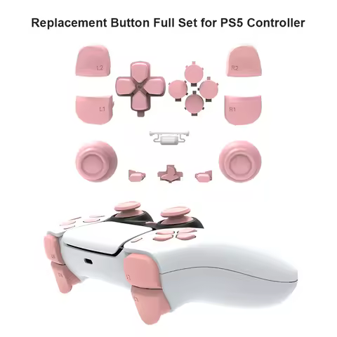 For Replacement Button Full Set for PlayStation 5 PS5 Controller Parts