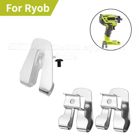 Belt Clip for Ryobi Drill Clip for Tool Belt Replacement Part with Screws Stainless Steel Driver Hoo