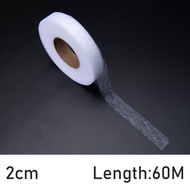 Lem Sum Perekat Kain 2 Sisi Lem Textile Som Double Tape Kain Lebar 1 / 2 / 3Cm Panjang 60M