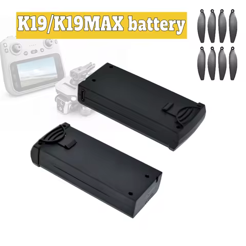 K19 MAX Drone Original Battery 3.7V 2200mAh Lipo Rechargeable Battery And Blade for K19 M22 M33 M66 