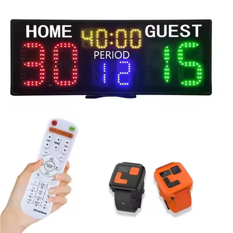 Portable Professional Tennis Training Match Score Keeper Board LED Electronic Padel Court Digital Sc