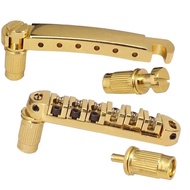 【Worldwide Delivery】 1 Set Roller Saddle Bridge Tailpiece Upper Lower String Bridge Compatible For L