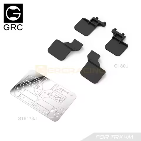 GRC 1/18 Rubber Mud Flap for Traxxas TRX4M Chevrolet K10 Ford F150 Upgrade Option parts # G181J / G1