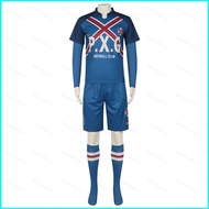 BH2 Anime Blue Lock Jersey Rin Itoshi NO.9 Cosplay Tshirt Shorts Sportswear Costume Football Soccer 