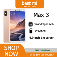 Xiaomi Mi Max 3 6.9 inches snapdragon 660 นิ้ว6G 128GB ROM 95% ลายนิ้วมือใหม่4G Android Smart Phone MAX Series ของขวัญฟรี Max3
