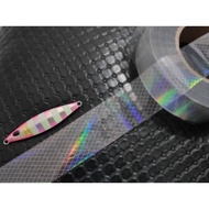 HOT STAMPING FOIL HOLOGRAPHIC FOIL/ HOLOGRAM FOIL/ WITH TRANSPARENT HOLOGRAM STRIP MOTIF 4 Cm x 5 Me