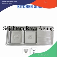 EIXO GLOBAL KITCHEN SINK 12050HE (2LBG+SYP 120X50 FGN438