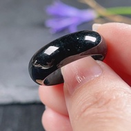 【求‧緣】墨翠翡翠戒圈 | 國際16圍 | 天然緬甸玉翡翠A貨 | 送禮