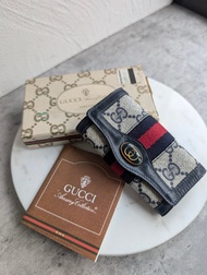 中古Gucci 藍老花琉璃裝飾匙包