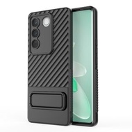 全城熱賣 - 適用於vivo S16 Pro 5G 凌波膚感 TPU手機殼帶鏡頭膜（黑色）