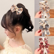 CY-AR111 KOREAN STYLE RABBIT BEAR MOTIF RIBBON CHILDREN'S HAIR CLIP VINTAGE CHILDREN'S HAIR ACCESSOR