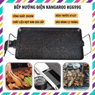 Kangaroo KG699G electric grill size 47x27, high quality stone pattern, capacity 2000W