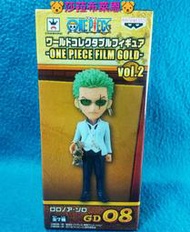 【莎菈布萊恩】索隆 WCF 海賊王 劇場版 Film Gold vol.2 GD08 賭城 景品 現貨 (金證)(日版)