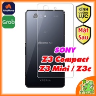 [Real Photo] CL Glass SONY Z3 Compact/ Z3c/ Z3 Mini Tempered Back 2.5D-9H-0.26mm