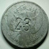 Uang koin kuno Indonesia 25 Sen Garuda Thn 1952 Dg Cap angka 23.Tp1936
