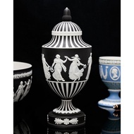 Wedgwood 1975年黑玄舞影 博物館級限量寶瓶 黑白永恆經典女神瓶