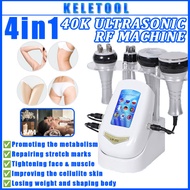 4 in 1 40K Multipolar RF Ultrasonic Body Slimming Machine Cavitation Weight Loss Fat Burner Skin