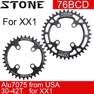 Stone Chainring 76 BCD for Sram XX1 Round 30T 32T 34 36 38T 40T Tooth MTB Bike Cycling Bicycle Chain