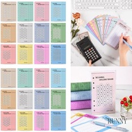RUNNY 48 Sheets Envelopes Saving Challenge 52 Weeks Save Challenge Euros USD Envelopes