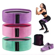 [GIYI] 3Pcs Resistance Band Men Women Glutes Hip Building Booty Band Yoga Workout Legs Thighs Elasti