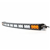 White Amber Curved Led Light Bar 48"inch 270w Combo 12v 24v Led Work Light Offroad Led Driving Lights for truck car