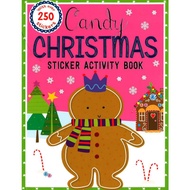 Sticker Activity Book Candy Christmas/Children's Activity Book/Children's Sticker Book/Children's Christmas Book/Children's Christmas Gift