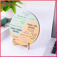 [Wishshopeezzxh] Feelings Wheel Emotion Wheel Chart Gifts Office Emotions Chart Psychology Double Si