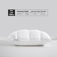 Comfortable Pillows for Sleeping 5-star Hotel Pillow Three-dimensional Soft Bilateral Washed Solid C
