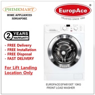 EUROPACE EFW8100T 10KG FRONT LOAD WASHER * 2 YEARS LOCAL WARRANTY * MADE IN ITALY