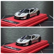 Mohinhxeps-1/64_Rooting Wheel 1/64 488 Pista Silver/ Spider