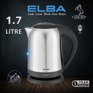 ELBA 1.7L Jug Kettle Stainless Steel EJK-N1764(SS) / Glass Led light 1.7 Liter Jug Kettle EJK-E1723G