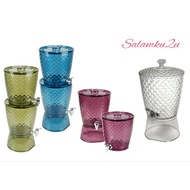 CRYSTAL WATER DISPENSER TONG AIR ACRYLIC WATER DISPENSER 7LITER 2 TIER WATER DISPENSER BEKAS AIR BAL