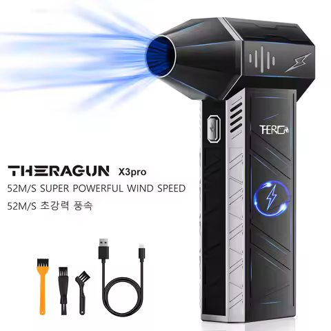 X3Pro 150000RPM Wind Speed 52m/s Portable Mini Turbo Fan Jet，Compressed Air Duster，Industrial Duct F